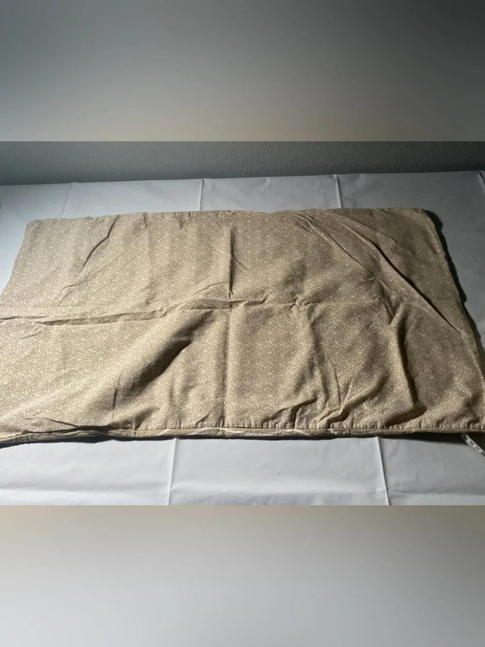 Lionel Richie Home King Size Pillow Shams Tan Beige Brown Wave 100% Cotton Face